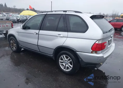 2005 BMW X5 3.0I z USA, uszkodzony, nr VIN 5UXFA13515LY11170